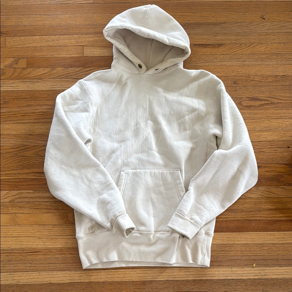 Camber Cream Hoodie Mens heavyweight